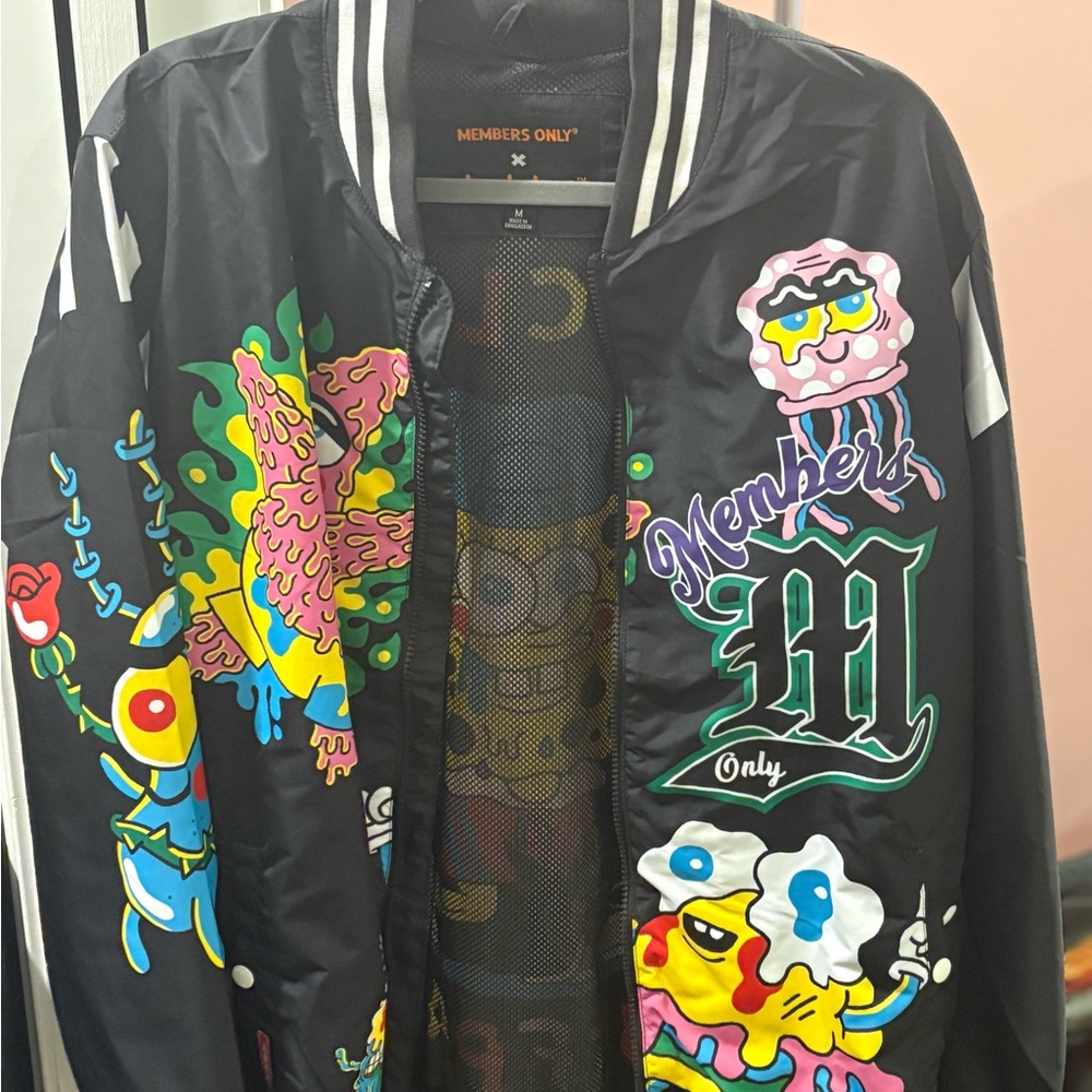 Members Only x Nickelodeon Black Jacket
